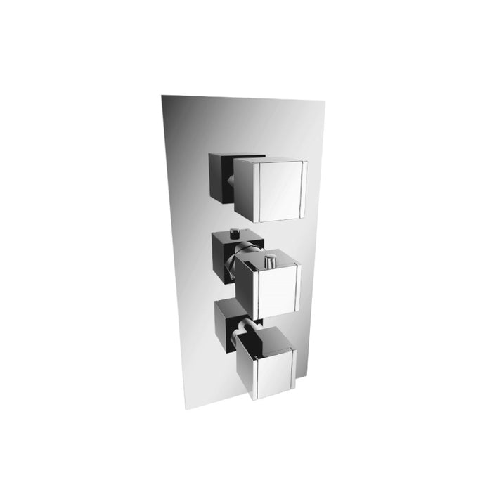 Isenberg 3/4″Thermostatic Valve 3 Output with Volume Control and Trim Shared Port 150.4501
