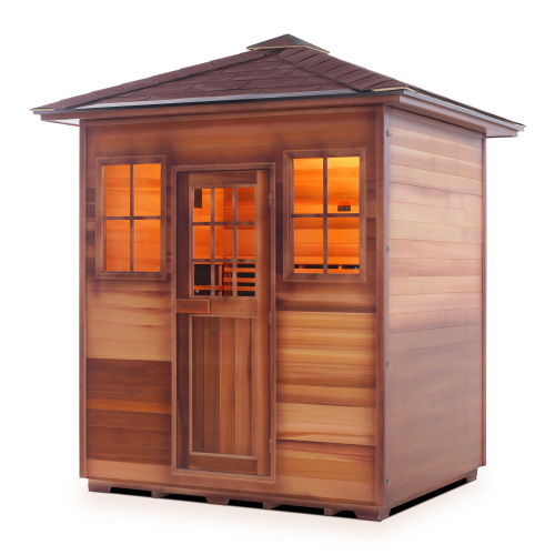 Enlighten SIERRA 4 Person Outdoor/Indoor Infrared Sauna 16378