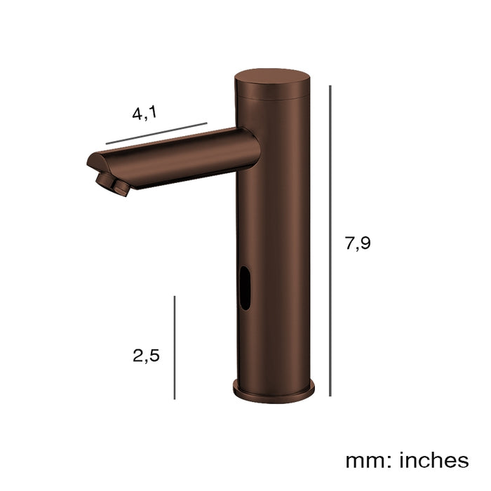 Fontana Showers Solo Light Oil Rubbed Bronze Touchless Motion Activated Sink Faucet and Soap Dispenser FS-509-FSD