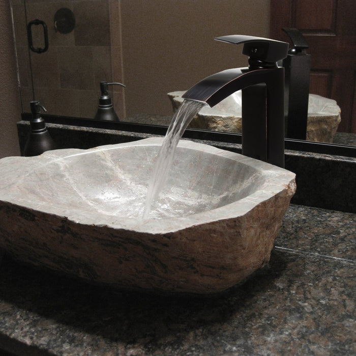 Novatto Natural Royal Cobblestone Vessel Bathroom Sink NOSV-CS Series