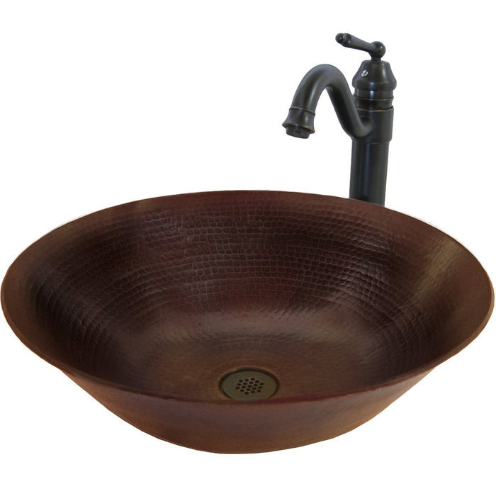 Novatto Catalonia Copper Vessel Sink Set, Oil Rubbed Bronze NSFC-CV002AN359ORB