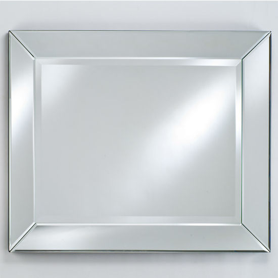 Afina  Radiance Venetian 40" Rectangular Framed Wall Mount Bathroom Mirror RM-110