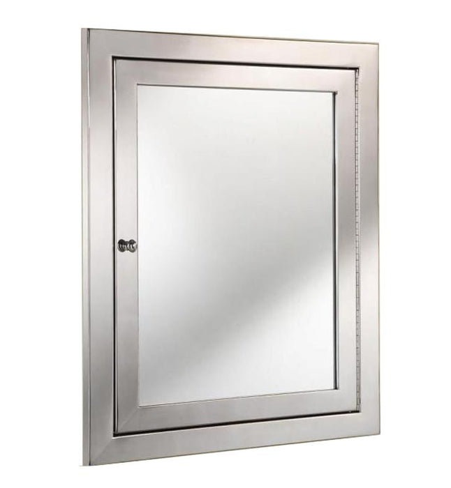 Afina Metro 31" Recessed Large Framed Mirror Medicine Cabinet with Single Door MET-L