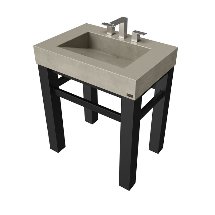Trueform Concrete 30" Industrial Vanity With Concrete Ramp Sink IND-30V