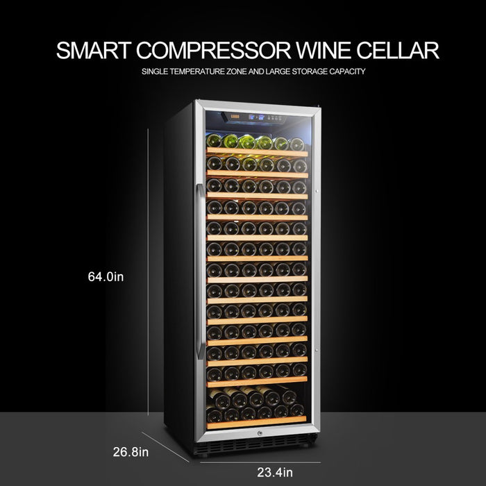 Lanbo Single Zone Compressor Wine Cooler 149 Bottle Capacity LW155S