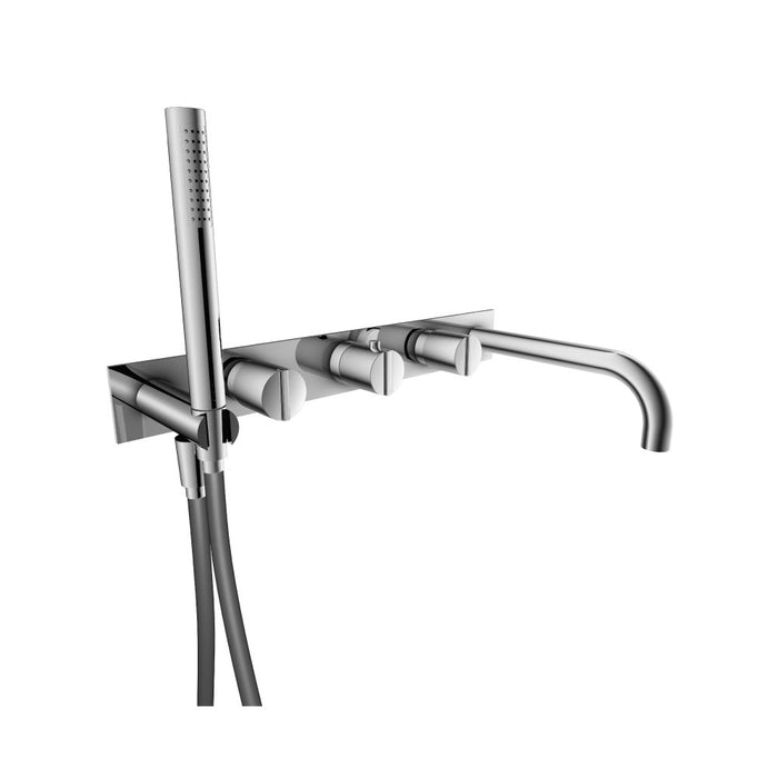 Isenberg Wall Mount Tub Filler With Hand Shower 145.2691