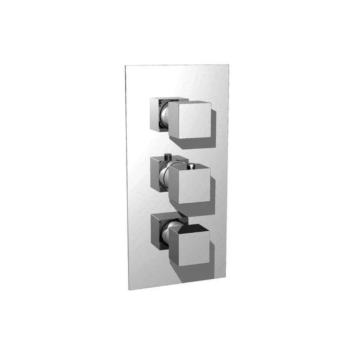 Isenberg 3/4″ Thermostatic Valve 3 Output with Volume Control and Trim Shared Port 160.4501