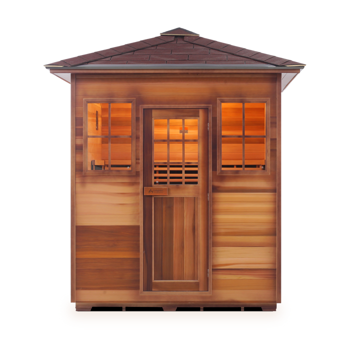 Enlighten SIERRA 4 Person Outdoor/Indoor Infrared Sauna 16378