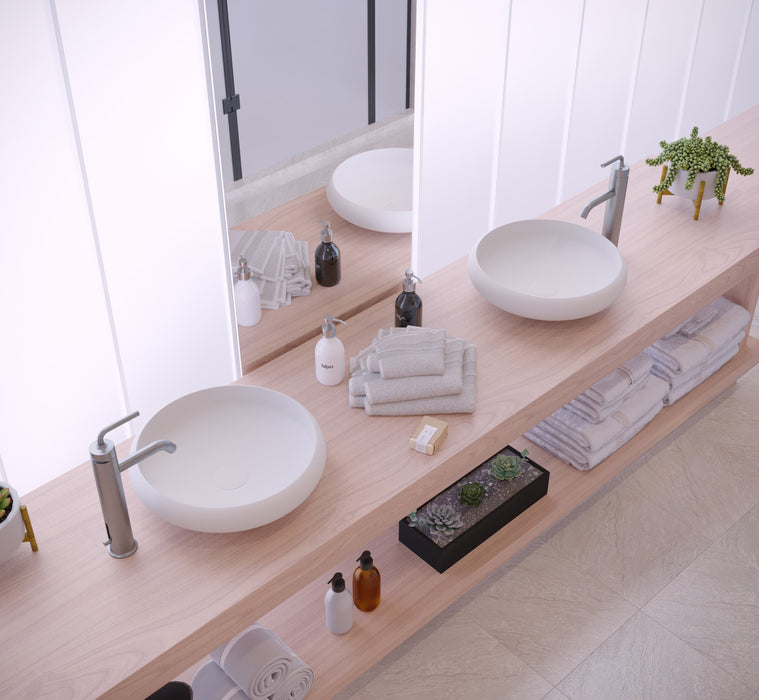 Ideavit Solidego Round Vessel Bathroom Sink PS IDV 280180