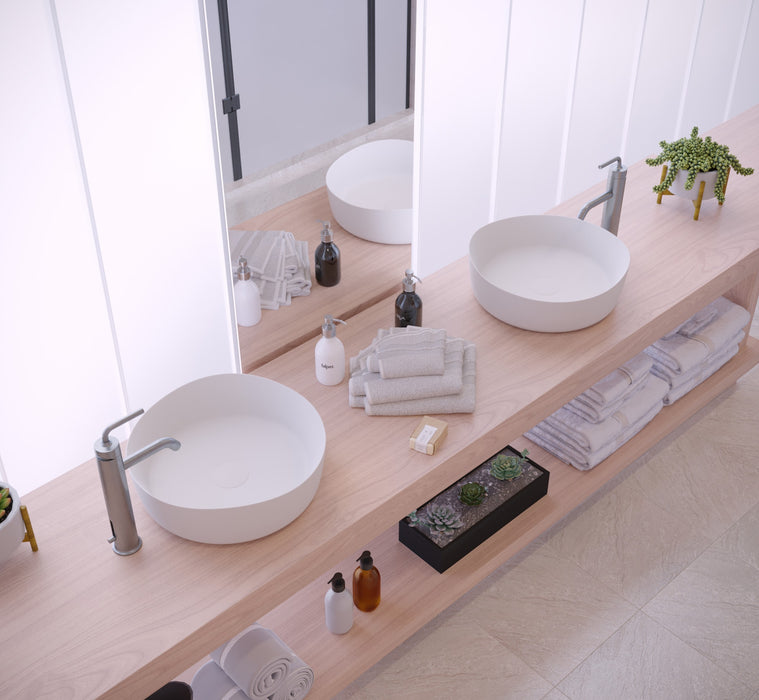 Ideavit Solidharmony Round Vessel Bathroom Sink PS IDV 290115