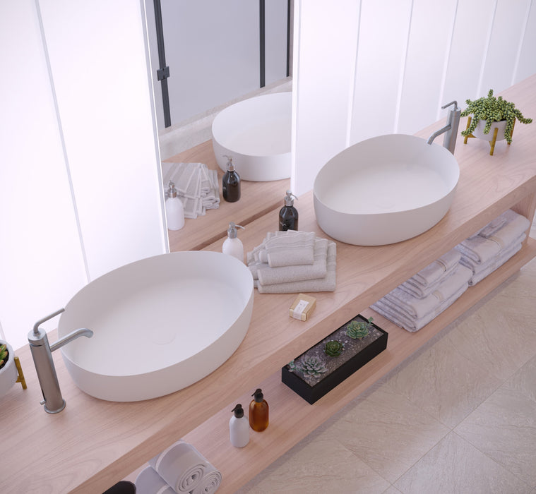 Ideavit Solidharmony Oval Vessel Bathroom Sink PS IDV 290116