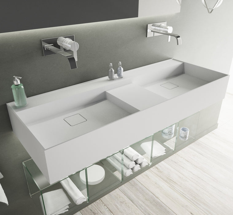 Ideavit Solidbliss 120 Wall Mount Bathroom Sink PS IDV 290283