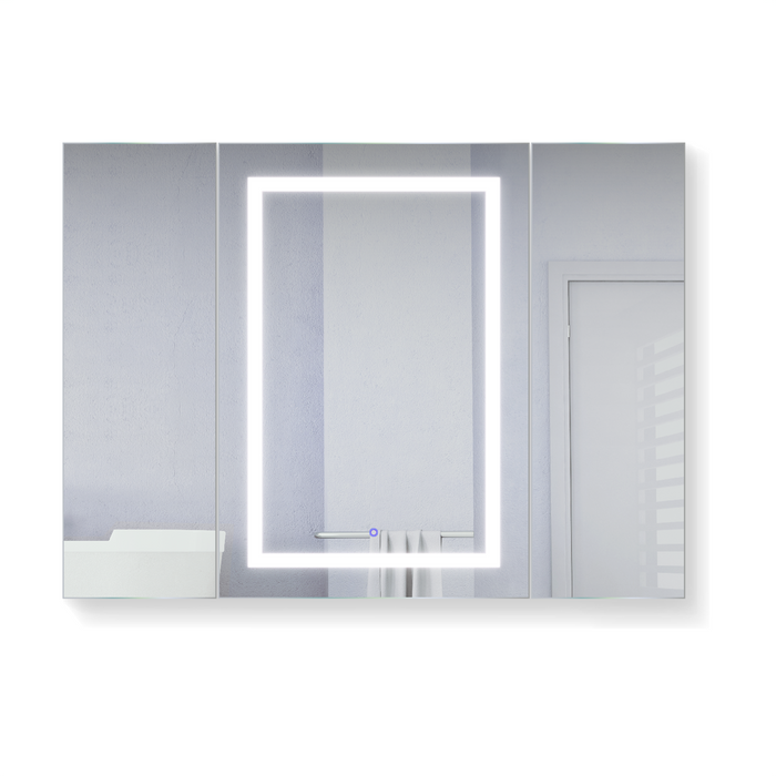 Krugg LED Mirror Medicine Cabinet 48 W X 36 W/Dimmer & Defogger  Svange4836LLR