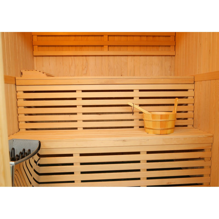 SunRay Tiburon  4-Person Traditional Indoor Sauna HL400SN
