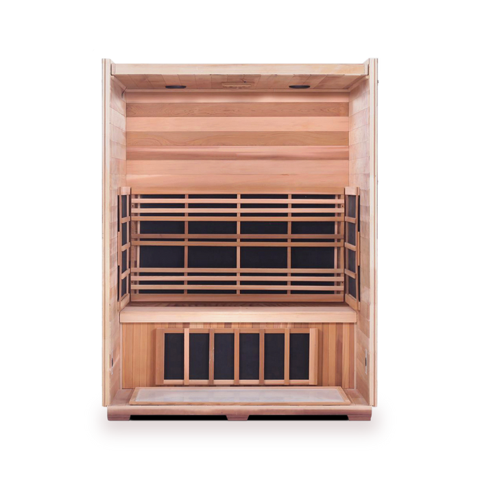 Enlighten Sierra - 3 Person Indoor/Outdoor Peak Infrared Sauna 16377