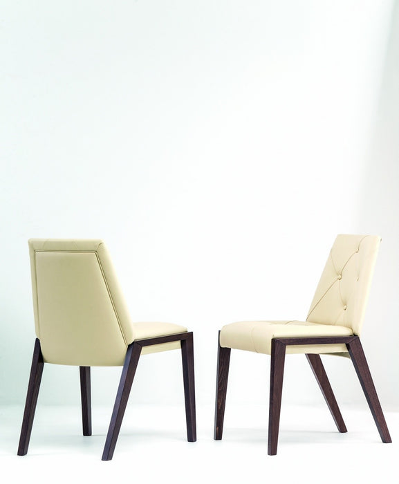 YumanMod Rose Dining Chair Set of 2 Genuine Leather BR02.02.01D-201