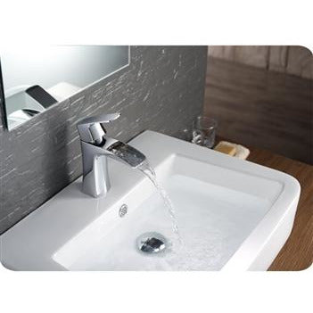 Fresca Fortore Single Hole Mount Bathroom Faucet - Chrome FFT3071CH