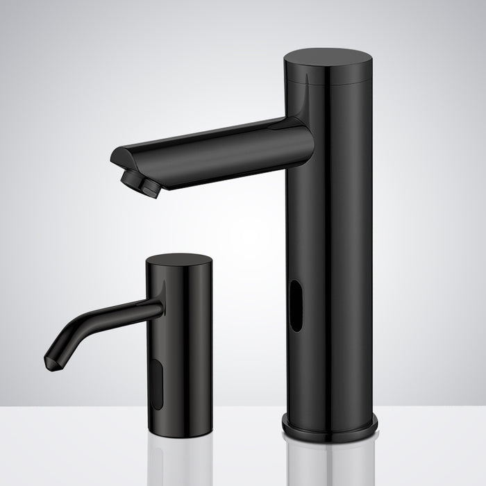 Fontana Showers Oil Rubbed Bronze Touchless Motion Activated Sink Faucet and Automatic Soap Dispenser FS18500
