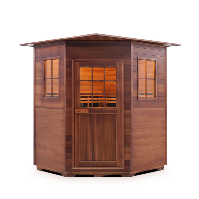 Enlighten Sierra - 4C Peak Indoor/Outdoor Infrared Sauna 16379