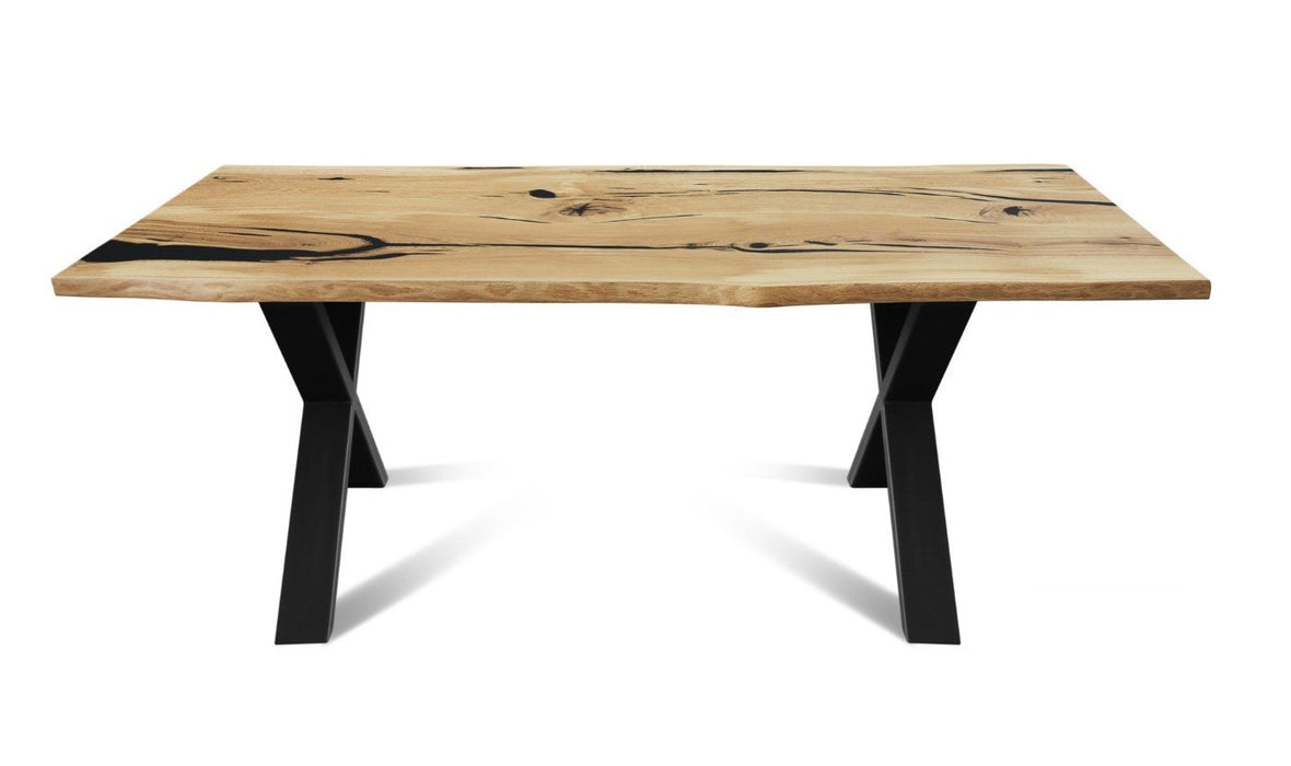Maxima House Urban-BL Solid Wood Dining Table SCANDI086
