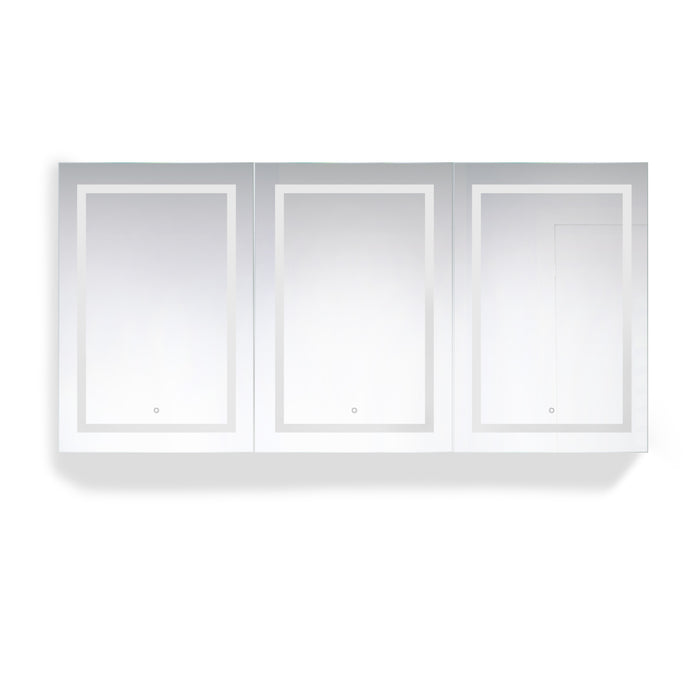 Krugg Triview LED Medicine Cabinet 72″X36″ w/Dimmer & Defogger Svange7236TLLR