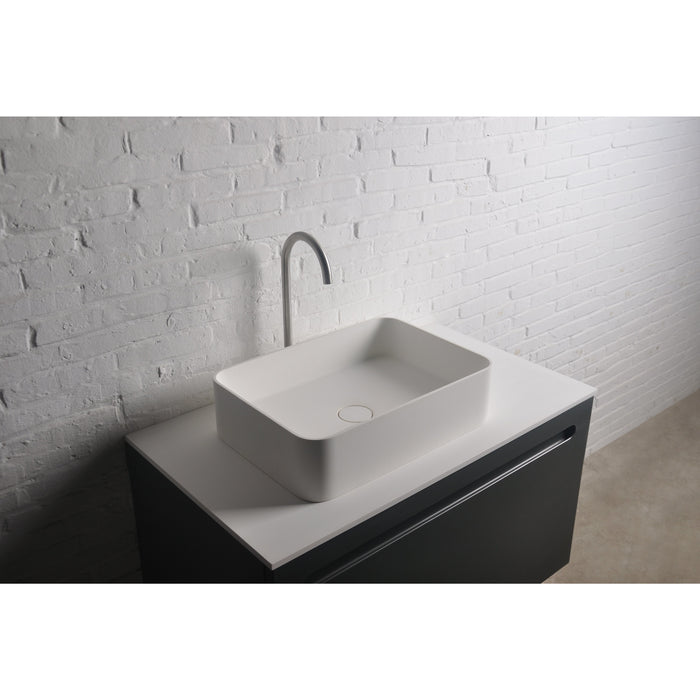 Ideavit Solidthin-SQ Rectangular Vessel Bathroom Sink PS IDV 281618