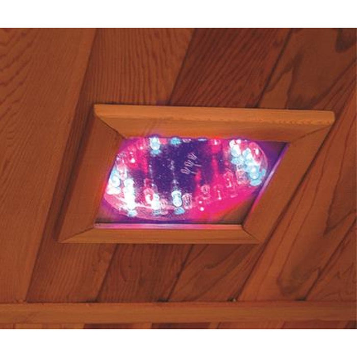 SunRay Bristol Bay 4-Person Indoor Corner Infrared Sauna HL400KC