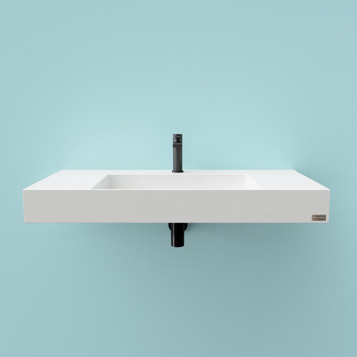 Trueform Concrete 36" Nolita Concrete Ramp Sink FLO-NOL-36V-ADA