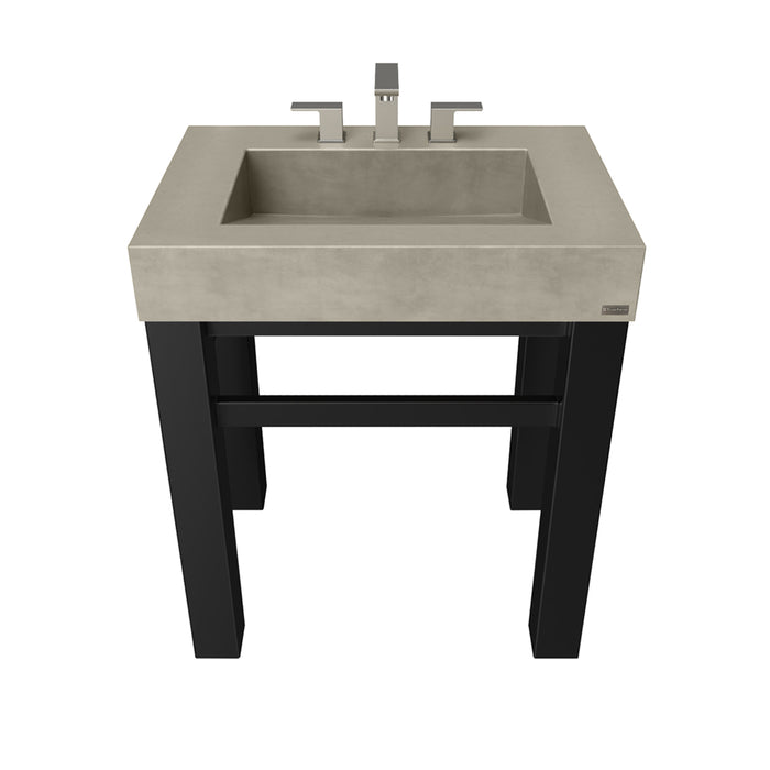 Trueform Concrete 30" Industrial Vanity With Concrete Ramp Sink IND-30V