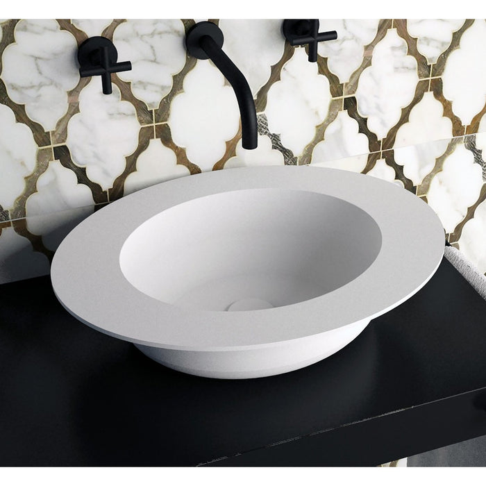 Ideavit Solidcap Oval Vessel  Bathroom Sink 4' Wide  PS IDV 290225