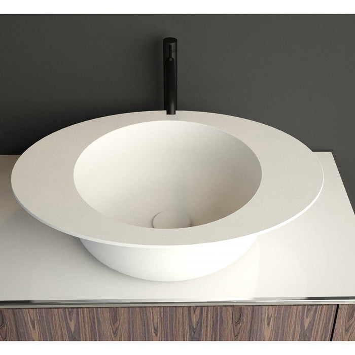 Ideavit Solidcap 3.0 6" Oval Vessel Bathroom Sink PS IDV 290226