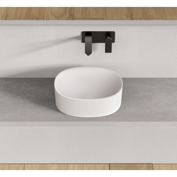Ideavit Solidcliff- 40 Oval Vessel Bathroom Sink PS IDV 290251