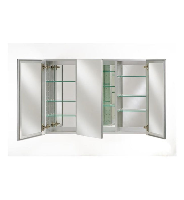 Afina Broadway 30" Recessed Frameless Mirror Medicine Cabinet with Triple Door TD3630RBRD