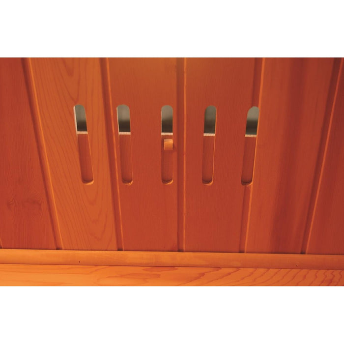 SunRay Bristol Bay 4-Person Indoor Corner Infrared Sauna HL400KC
